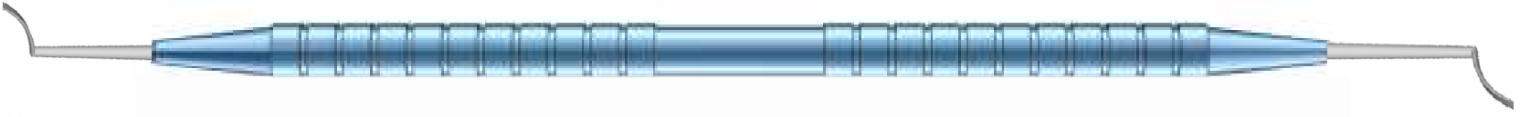 Lasik Spatula Curved, Double Ended With Semi Sharp Edges